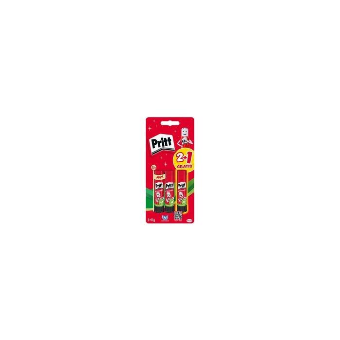 Pritt Bâton de colle BTS 2025, 3 x 11 g