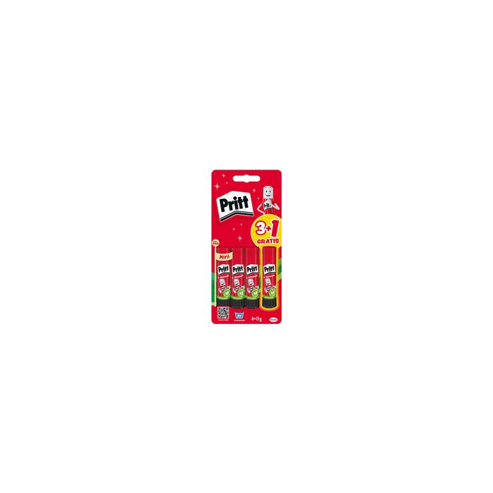 Pritt Bâton de colle BTS 2025, 4 x 11 g, blister