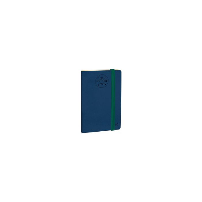 QUO VADIS Agenda Affaires SD, 2026/2027, 16 mois, bleu denim