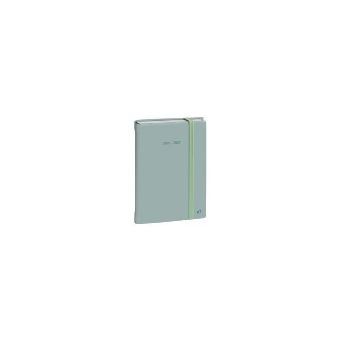 QUO VADIS Agenda PLAN NOTE 1521, 2026/2027, vert pastel