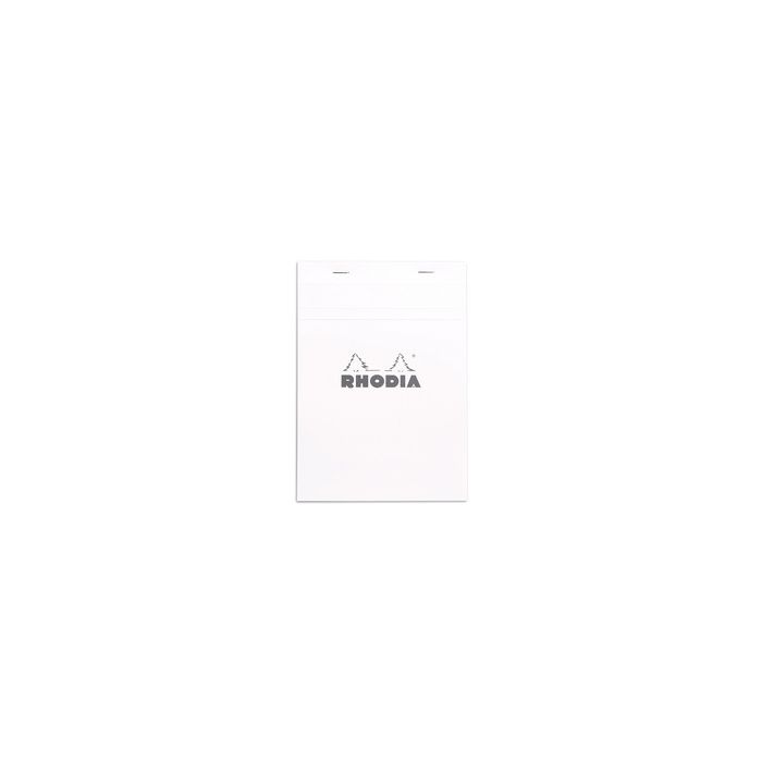 RHODIA Bloc agrafé No. 16, format A5, quadrillé 5x5, blanc