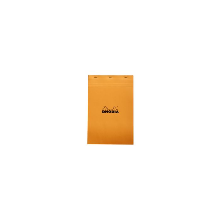 RHODIA Bloc agrafé No. 19, format A4+, uni, orange