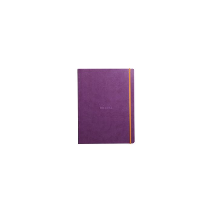 RHODIA Carnet de notes RHODIARAMA, A4+, ligné, violet