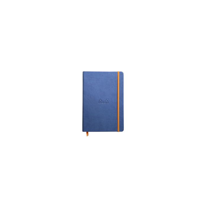 RHODIA Carnet rigide RHODIARAMA, A5, ligné, bleu saphir