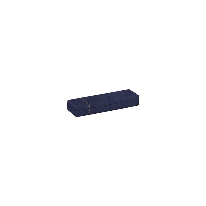 RHODIA Plumier, en simili cuir, bleu nuit