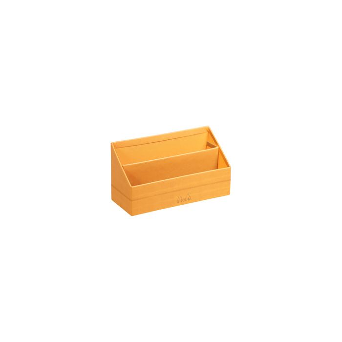 RHODIA Porte-courrier, en simili cuir, orange