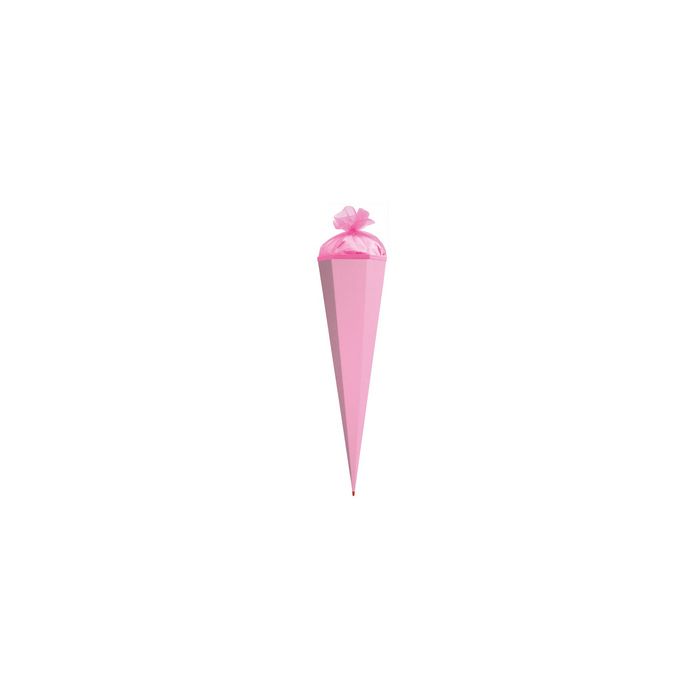 ROTH Bastelschultüte mit Verschluss, 850 mm, rosa