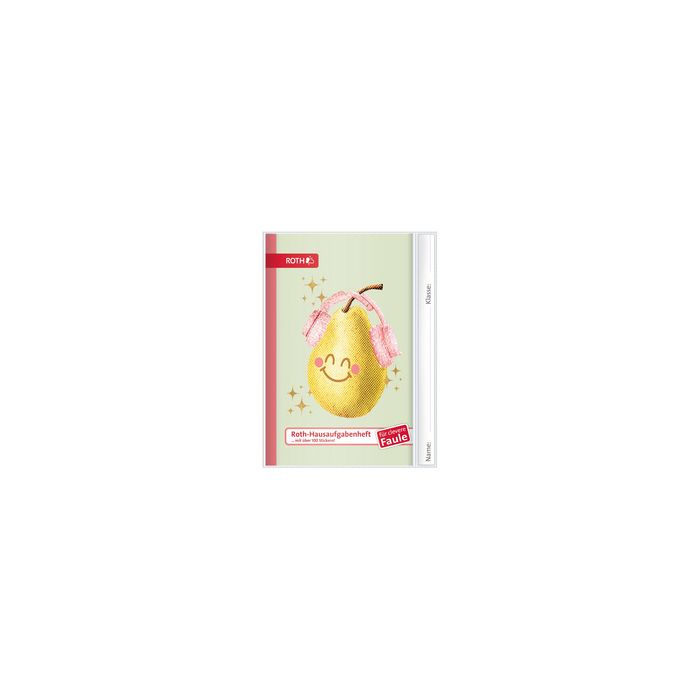 ROTH Hausaufgabenheft Teens für clevere Faule Cute Pear