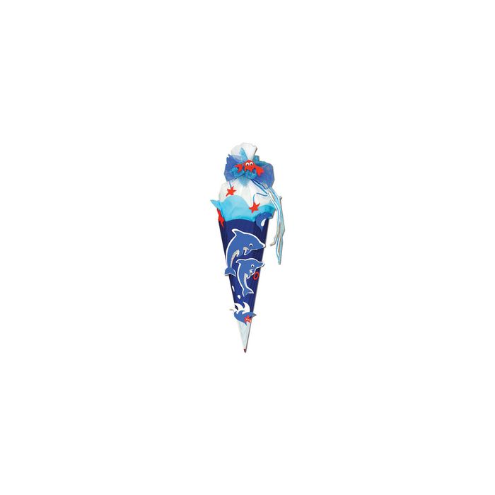ROTH Kit de bricolage de cornet scolaire "dauphin", hexago-