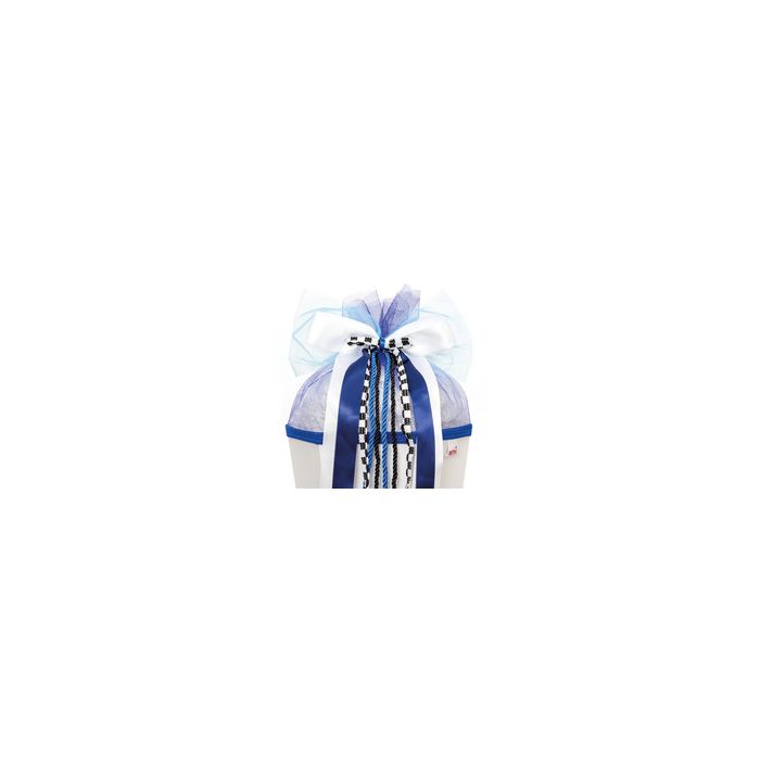 ROTH Pochette "Speed", blanc/bleu/noir en 70% polyester et