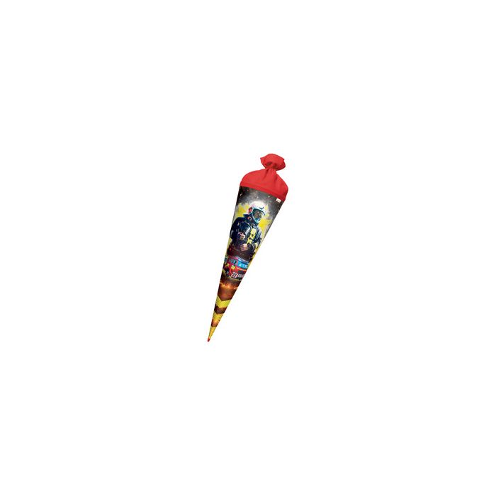 ROTH Schultüte "Feuerwehrmann", rund, 700 mm