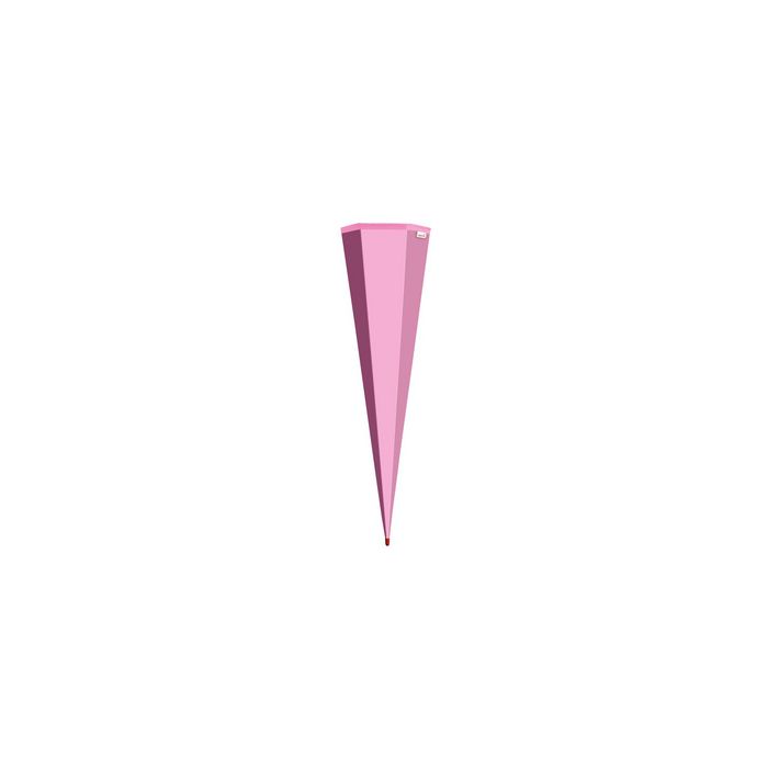 ROTH Schultüten-Rohling ohne Verschluss, 850 mm, rosa