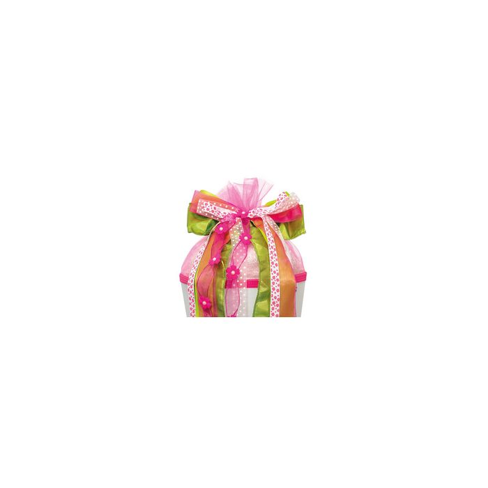 ROTH Schultütenschleife "Fairy", rosa/grün/weiß