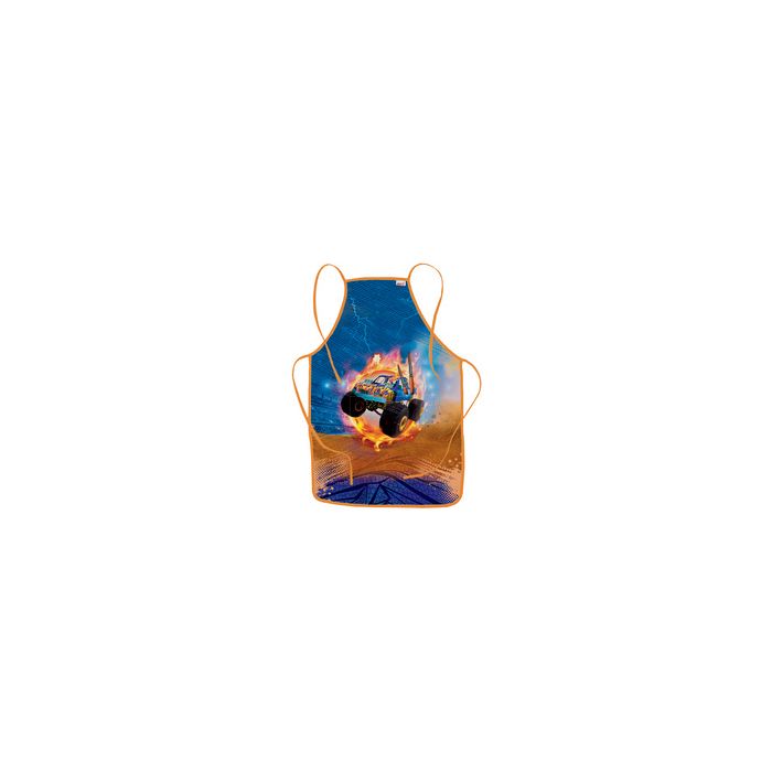 ROTH Tablier de peinture "Monstertruck Fire", poche frontale