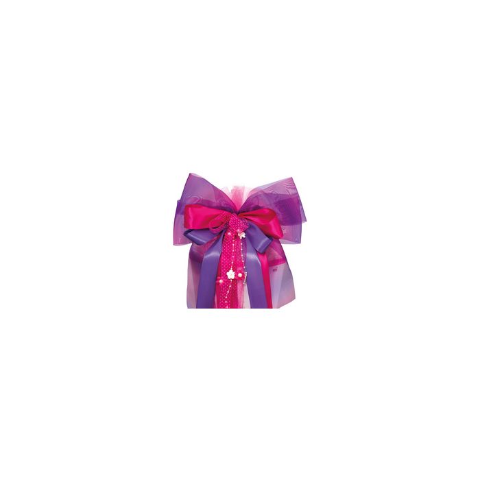 ROTH XXL-Schultütenschleife "Purple Blooming", lila/pink