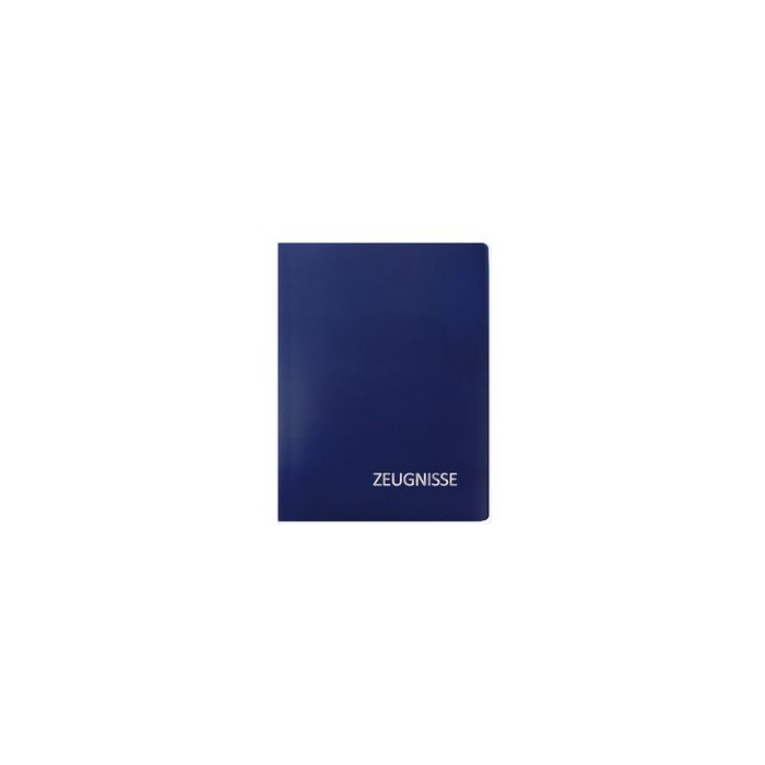 ROTH Zeugnismappe Basic, aus PP, DIN A4, blau