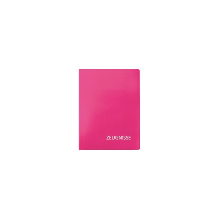ROTH Zeugnismappe Basic, aus PP, DIN A4, magenta