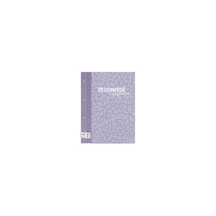 ROTH Zeugnismappe Pattern mit Buchschrauben "Lila Paradise"