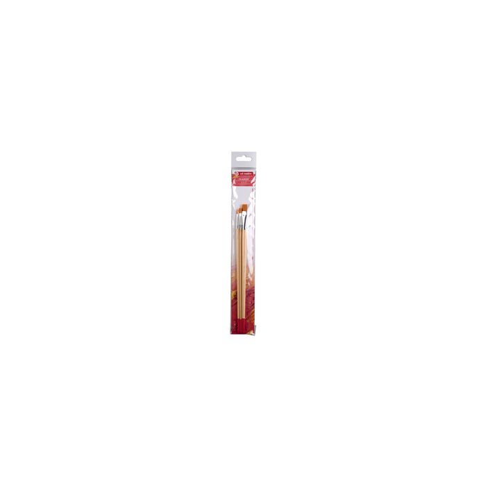 ROYAL TALENS Set de pinceaux plats, 3 pièces