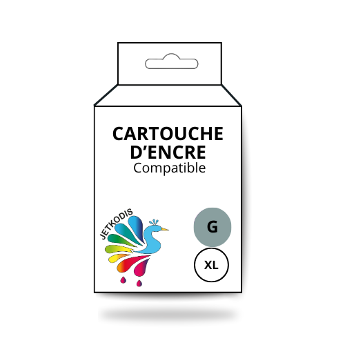 Cartouche Jet d'encre Compatible Canon PFI706GY (6690B001) Gris (700ml)