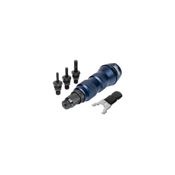 Rapid Adaptateur/riveteur RP160, alu/acier, bleu