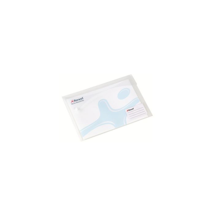 Rexel Pochette à documents Xtra Folder A4, blanc translucide x5