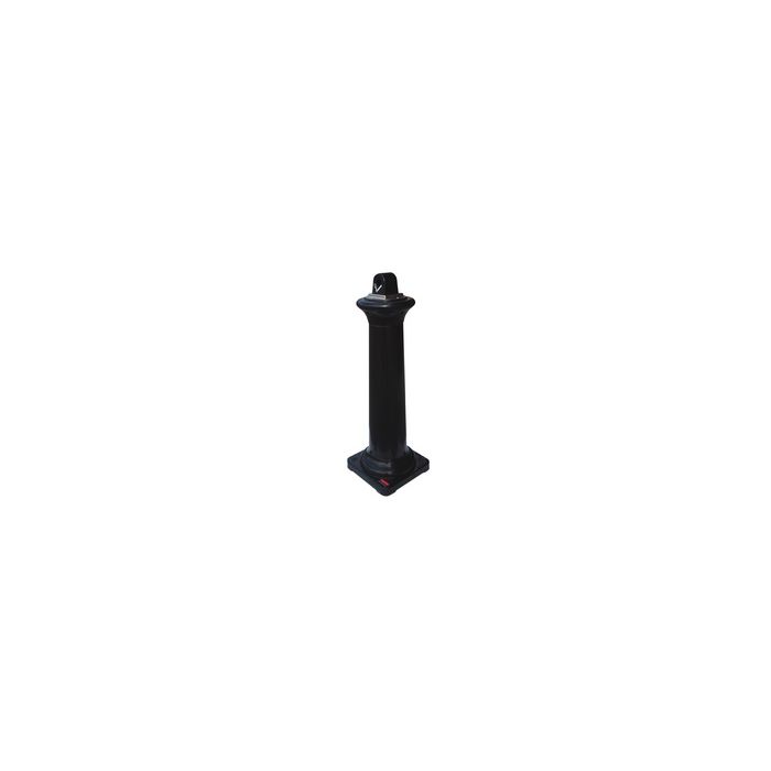 Rubbermaid Cendrier sur base GroundsKeeper Tuscan, noir