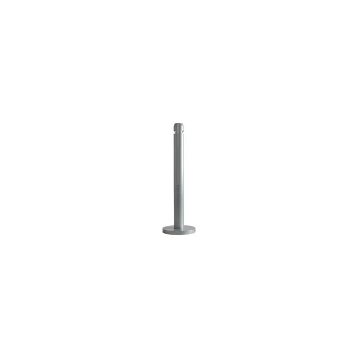 Rubbermaid Cendrier sur base Smokers' Pole, rond, argent