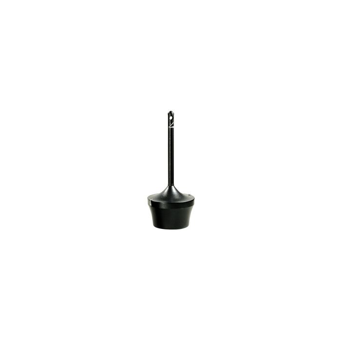 Rubbermaid Cendrier sur pied Aladdin, 16,1 litres, noir