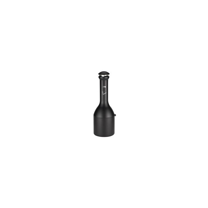 Rubbermaid Cendrier sur pied Infinity Genie, rond, noir