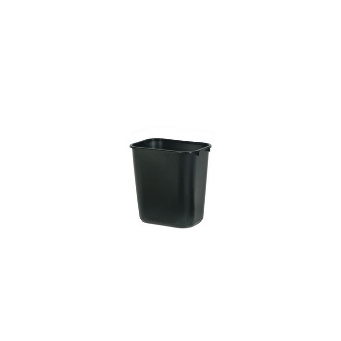 Rubbermaid Corbeille à papier, 26,6 litres, PE, noir