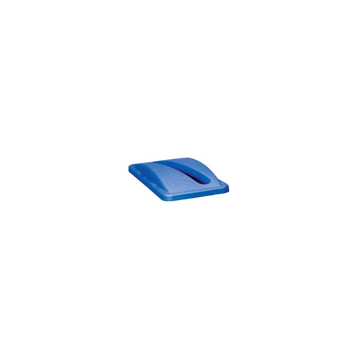 Rubbermaid Couvercle Slim Jim pour papier, bleu