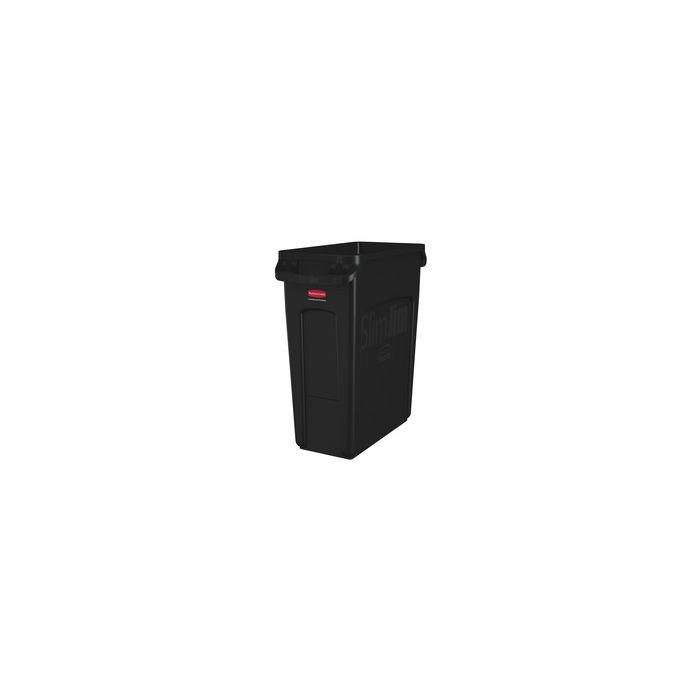 Rubbermaid Socle clipsable Slim Jim, noir