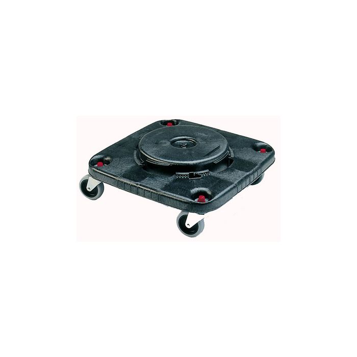 Rubbermaid Socle pour collecteur BRUTE carré, noir