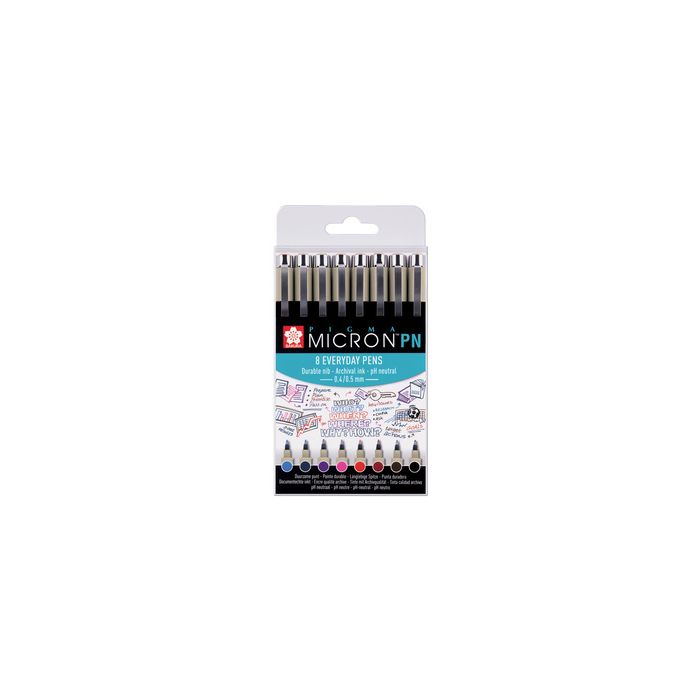 SAKURA Feutre fineliner Pigma Micron PN, kit de 8