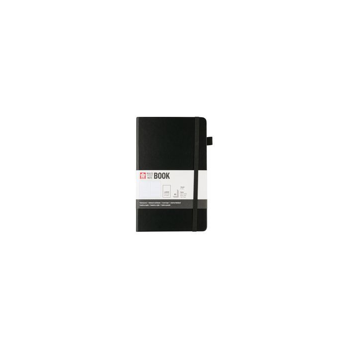 SAKURA Carnet, 130 x 210 mm, quadrillé, noir
