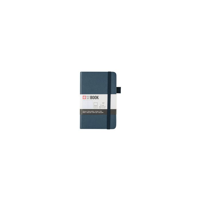SAKURA Carnet, 90 x 140 mm, ligné, indigo foncé