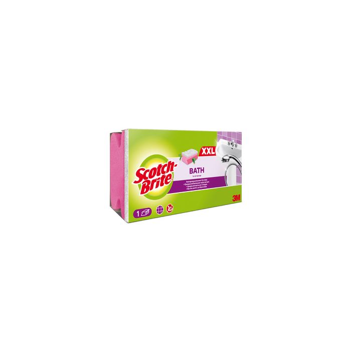 Scotch-Brite Eponge de nettoyage Soft, rose clair/blanc