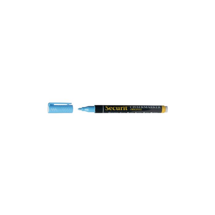 Securit Feutre-craie ORIGINAL SMALL, bleu