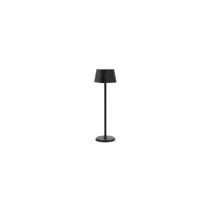Securit Lampe de table LED rechargeable GEORGINA, noir