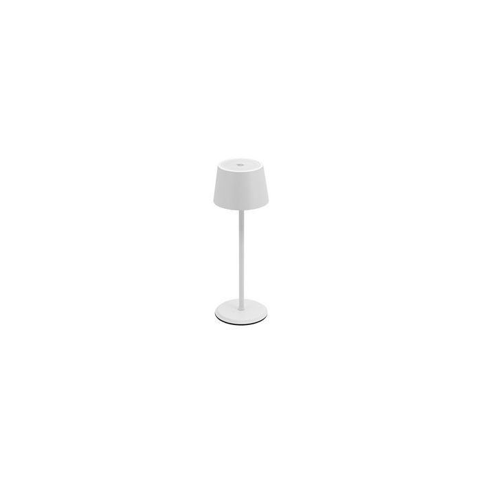 Securit Lampe de table LED rechargeable MONTE CARLO, blanc