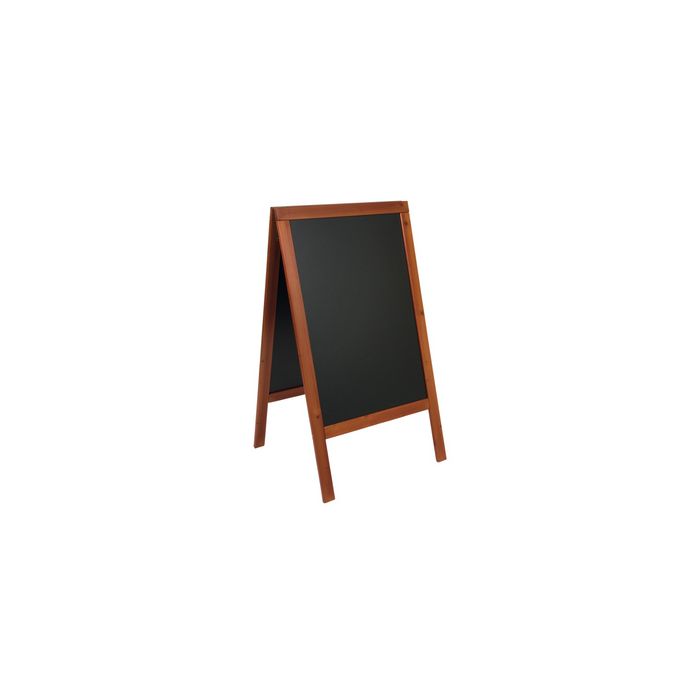 Securit Panneau trottoir WOODY, couleur acajou