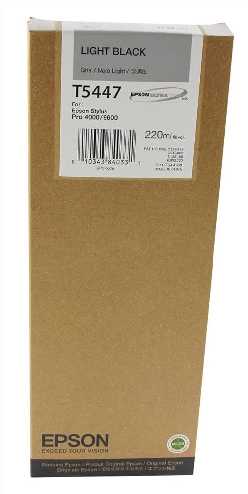 Cartouche d'encre de Marque Epson T5447 Gris  220 ml