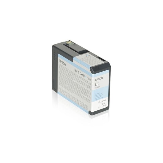 Cartouche Jet d'encre de Marque Epson T5805 Photo Light Cyan (80ml)