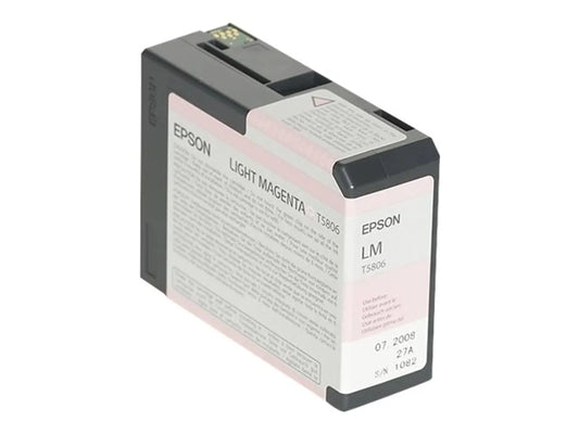 Cartouche Jet d'encre de Marque Epson T5806 Photo Light Magenta (80ml)