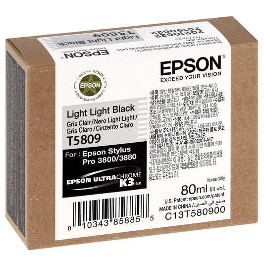 Cartouche Jet d'encre de Marque Epson T5809 Photo Matte Black (80ml)