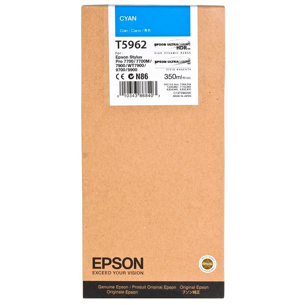Cartouche d'encre de Marque Epson T5962 Pigment Cyan (350ml)