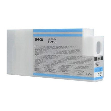 Cartouche Jet d'encre de Marque Epson T5965 Pigment Cyan Clair (350ml)