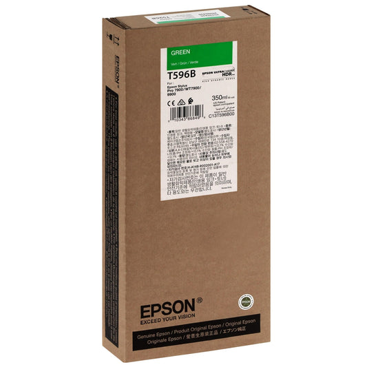 Cartouche d'encre de Marque Epson T596B Pigment VERT (350ml)