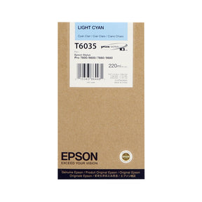 Cartouche Jet d'encre de Marque Epson T6035 Cyan Clair (220ml)
